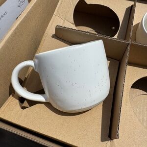 Fable Coffee Mugs Speckled White